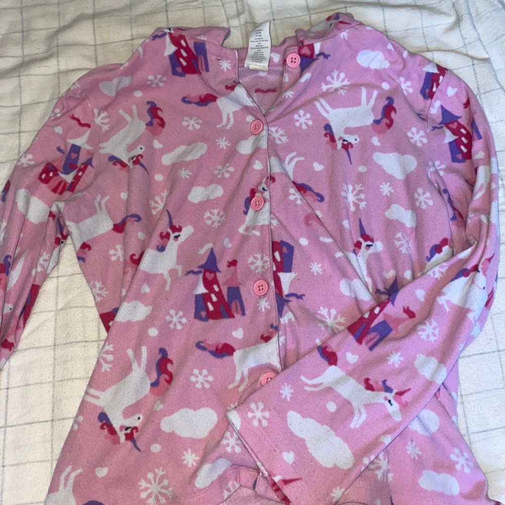 Pink Unicorn Pajamas.